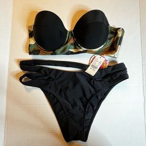Camo Candy wrapper bikini set